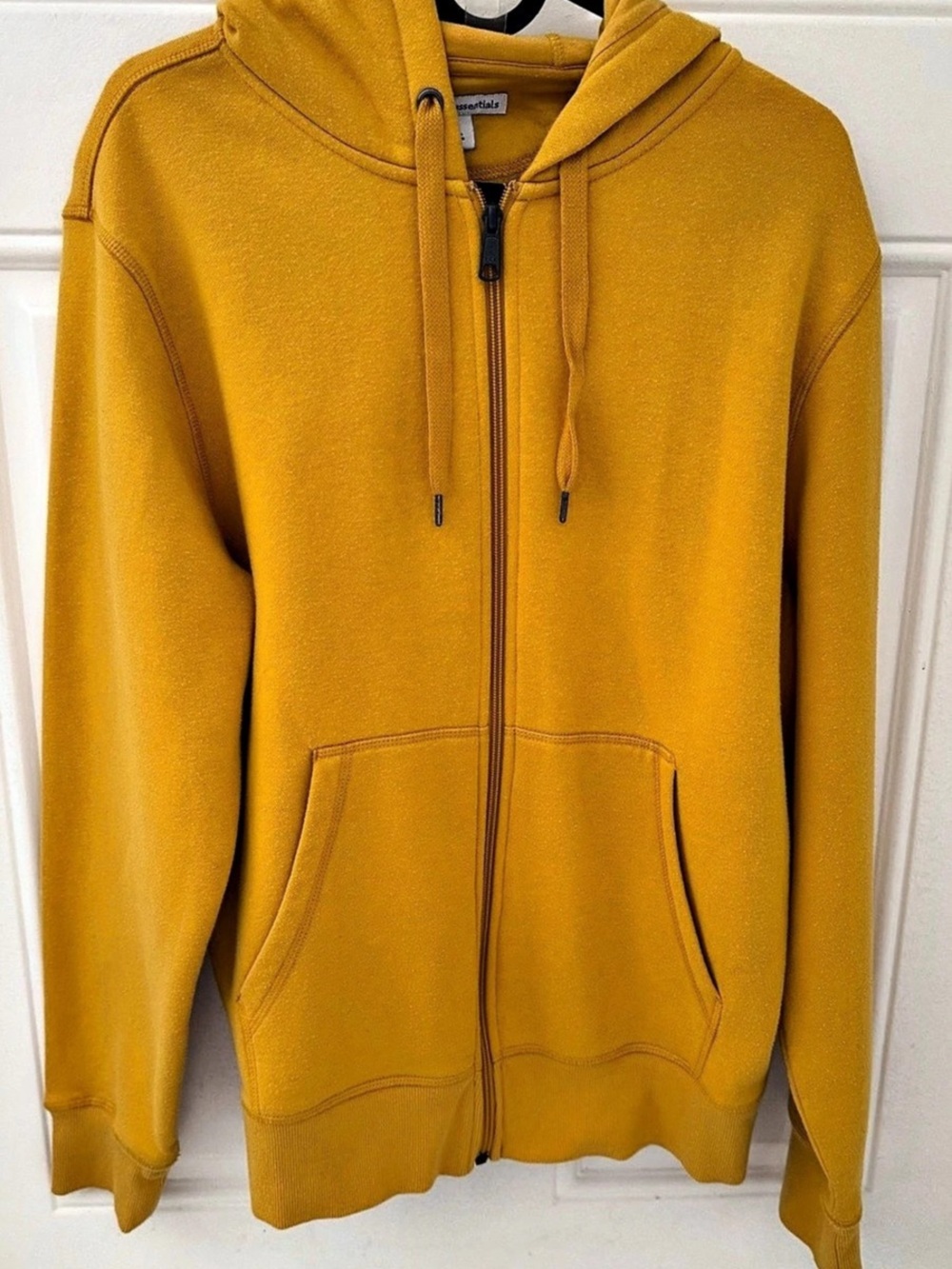 Amazon Essentials Full-Zip Fleece Hoodie Yellow Small